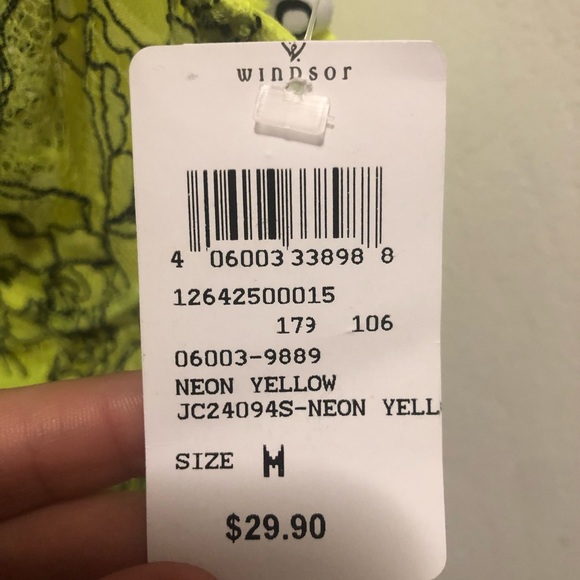 Neón Yellow Bodysuit - Picture 3 of 3